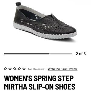 Martha’s Spring Step Slip on shoe, Size 9